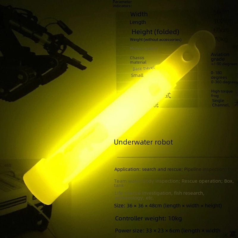 4-inch 6-angle Glow Stick with Hook for Emergency and Military Use | Outdoor & Tactical Gear