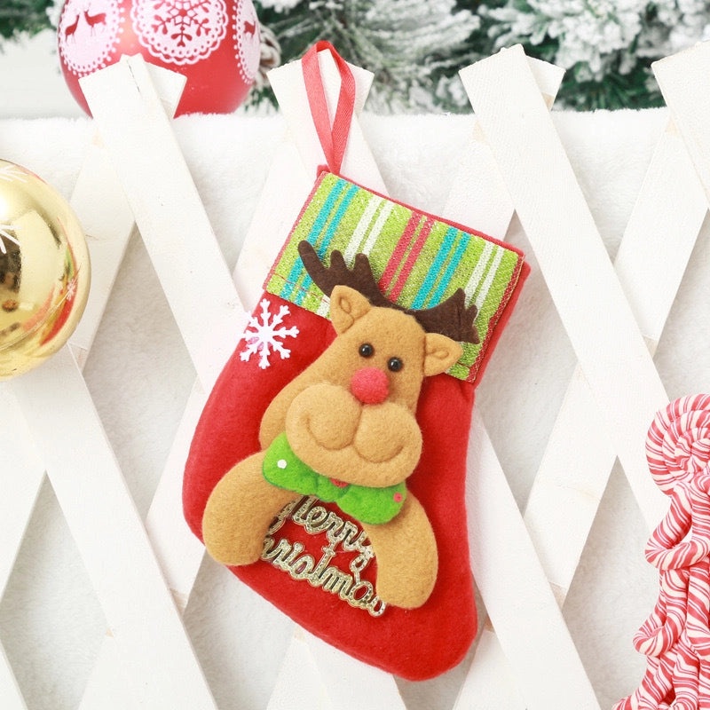 Christmas Gift Bag for Jewelry Candy Socks | Holiday Packaging & Decoration Accessories