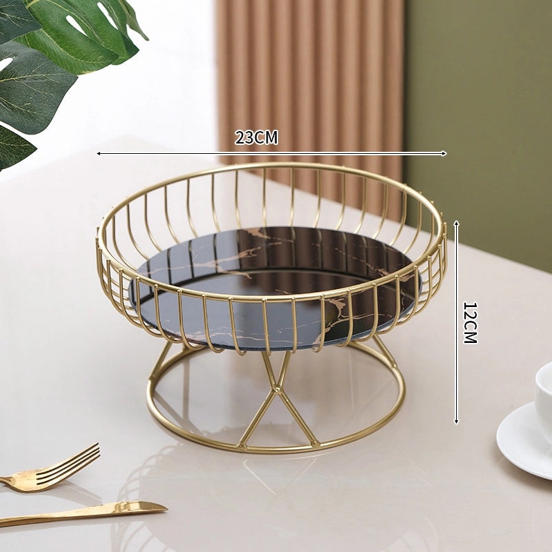 Stylish Solid Color PVC Fruit Basket for Home Decor|Home & Kitchen Storage