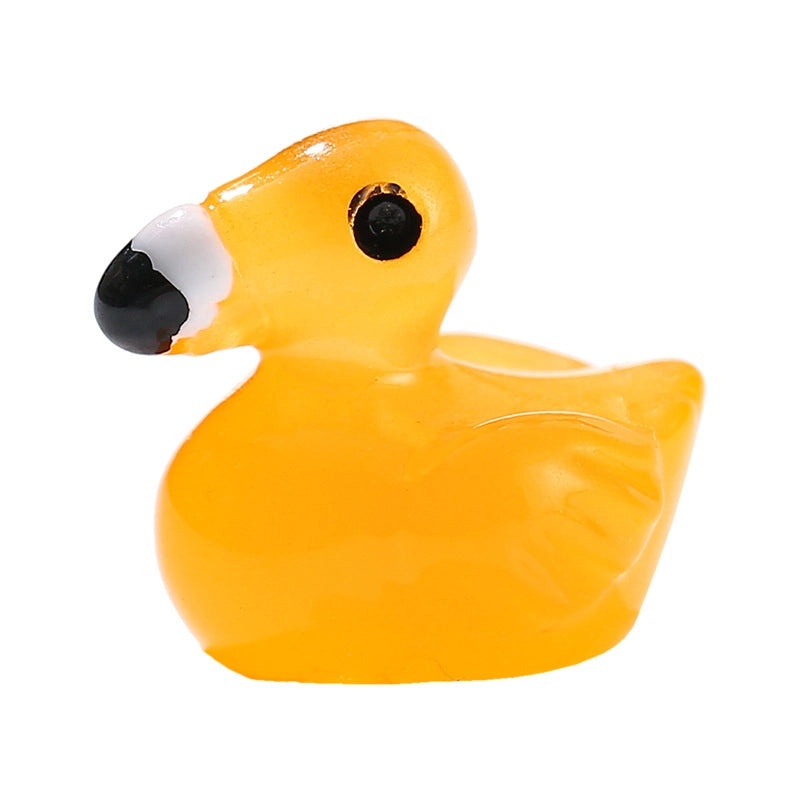 Cute Cartoon Flamingo Resin Figurines for Home Decor | Artificial Decorations