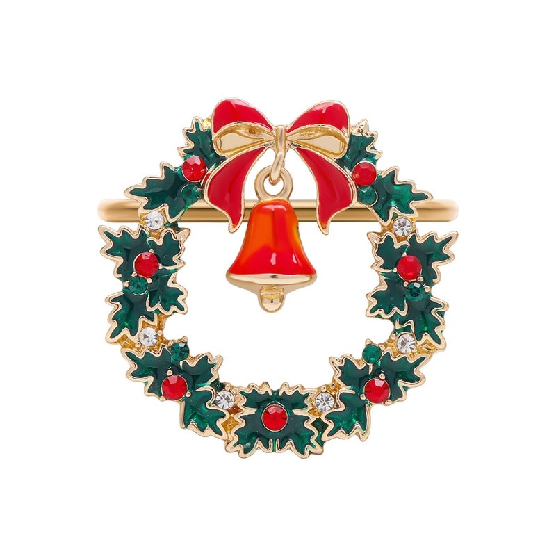 Multicolor Alloy Napkin Ring for Casual Vacation Dining 1 Piece|Home & Kitchen Tableware Napkin Rings