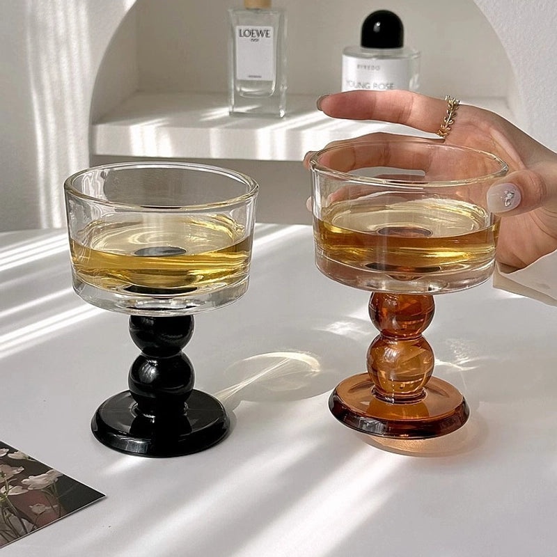 Elegant Solid Color Wine Glass - Casual & Glamorous Design | Home & Kitchen