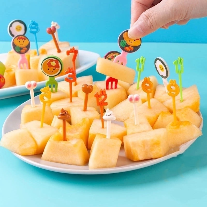 Adorable Cartoon Fruit Picks Set of 1|Kitchen & Dining Accessories