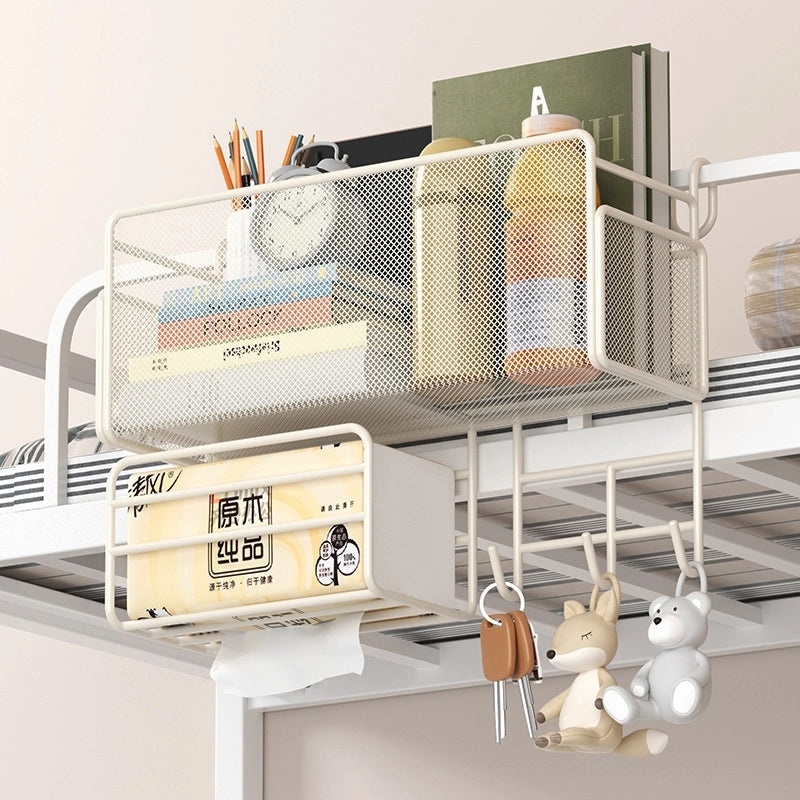 Dormitory Bedside Hanging Storage Basket for Snacks and Essentials | Dorm Room Storage & Organization