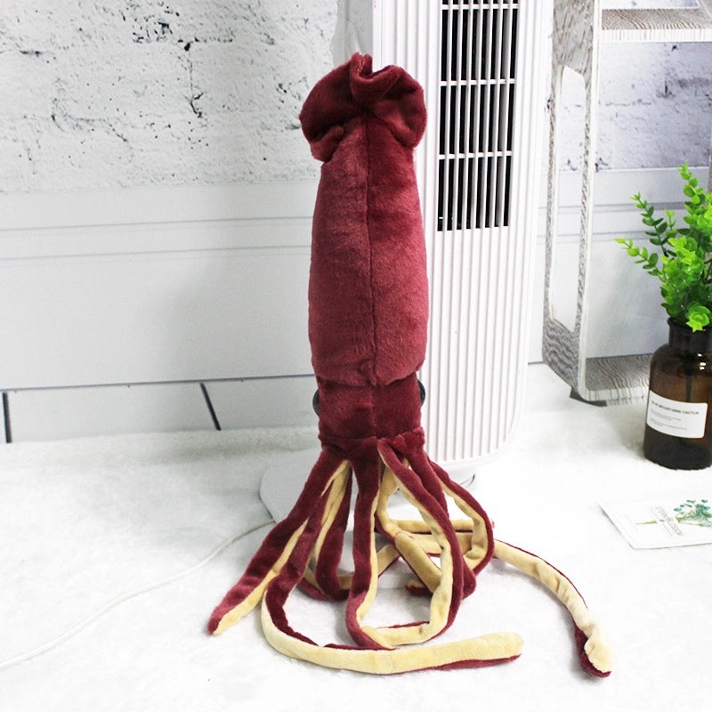 Squid Plush Toy with Soft PP Cotton Filling|Stuffed Animals & Plush Toys