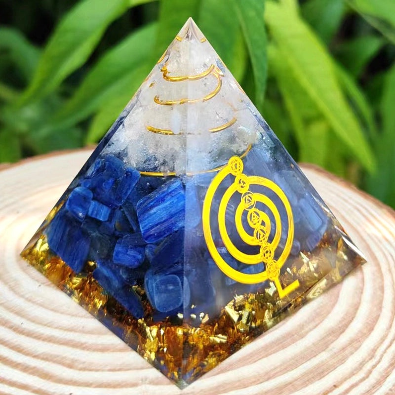 Minimalist Pyramid Resin Crystal Ornaments for Home Decor | Home Decoration