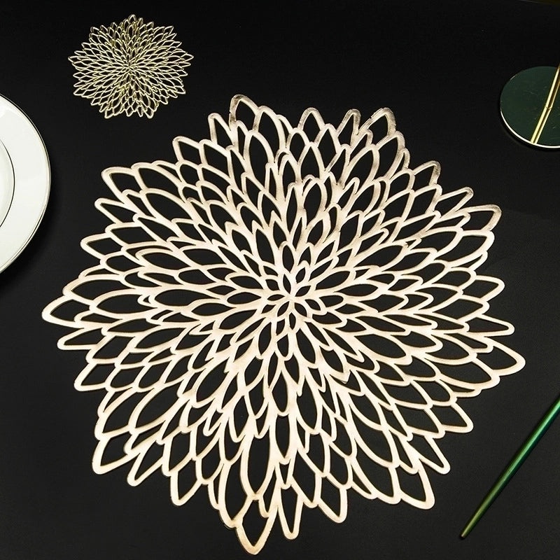 Stylish Floral Design Plastic Placemat for Dining Table|Home & Kitchen Tableware