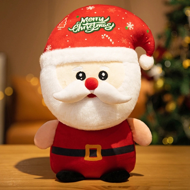 Christmas Plush Toys Santa Claus Snowman Elk Stuffed Animals Soft PP Cotton Gifts|Holiday Plush Toys