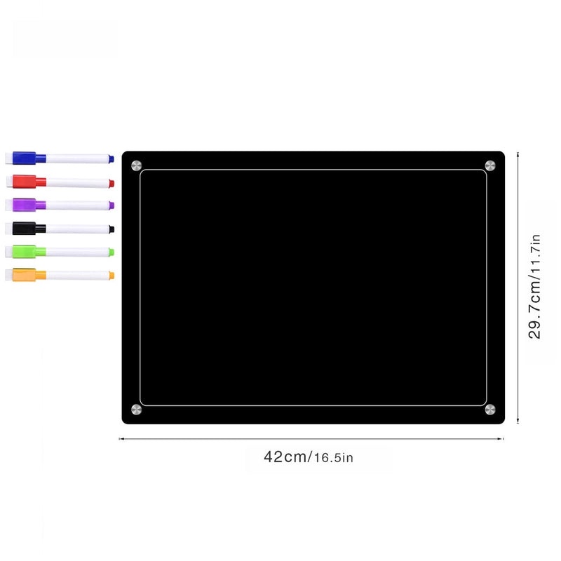 Minimalist Transparent Colored Resin Refrigerator Magnet | Home Decor