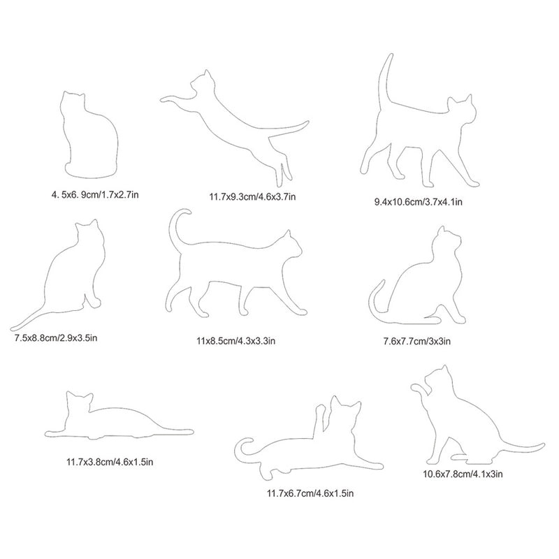 Leaf Moon Heart Shaped PVC Pet Wall Decal for Home Decor | Wall Stickers