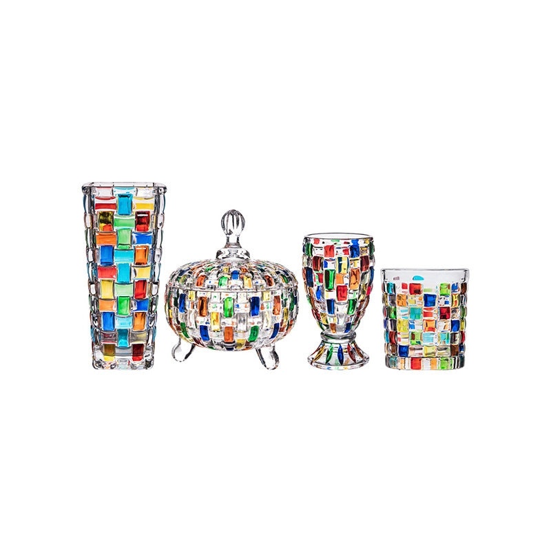 Elegant Multicolor Glass Pendant Necklace | Jewelry Accessories