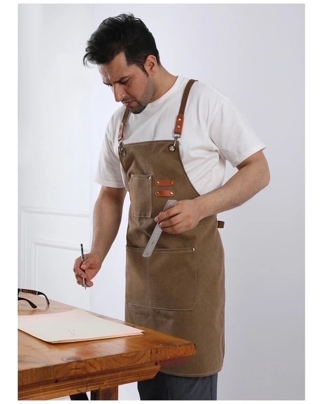 Vintage Plain Fabric Apron 1pc|Kitchen & Dining Accessories