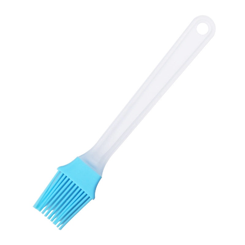 Small Silicone BBQ Oil Brush Non-Lint High Temp Baking Brush with Plastic Handle | Kitchen Tools & Accessories
