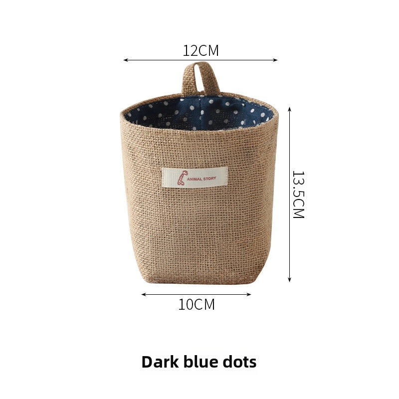 Dormitory Hanging Linen Storage Bag for Bedside Mobile Phone and Door Back | Home Storage Organizers