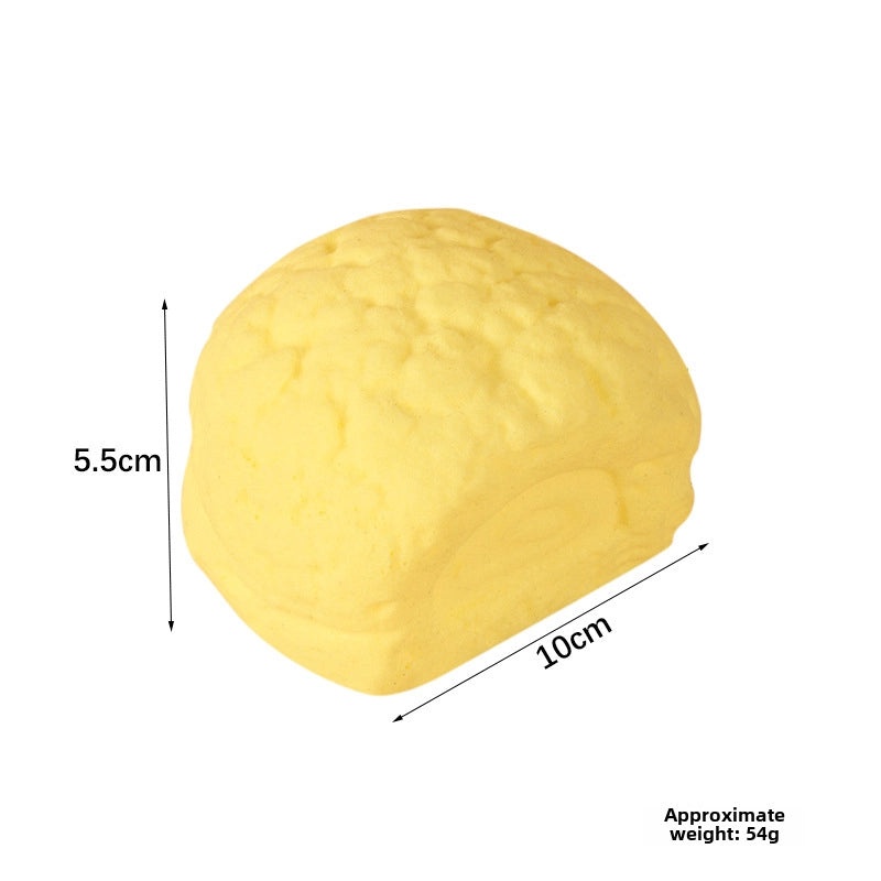 PU Slow Rebound Simulation Sticky Bread Toy Soft Squishy Food Model Stress Relief|Squishy Toys & Stress Relievers
