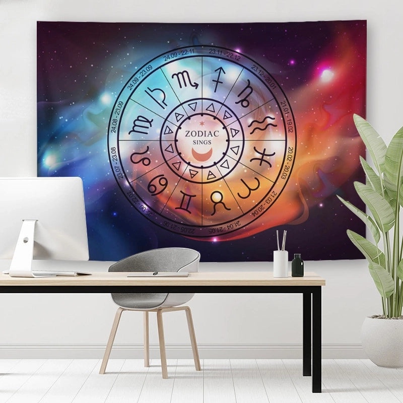 Abstract Human Silhouette Retro Polyester Wall Hanging|Home Decor Tapestry