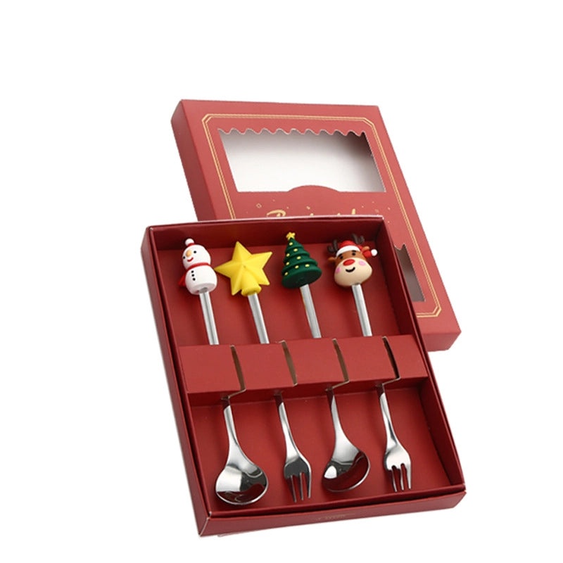 Christmas Casual Vacation Stainless Steel 410 Letter Spoon Set | Kitchen & Dining Utensils