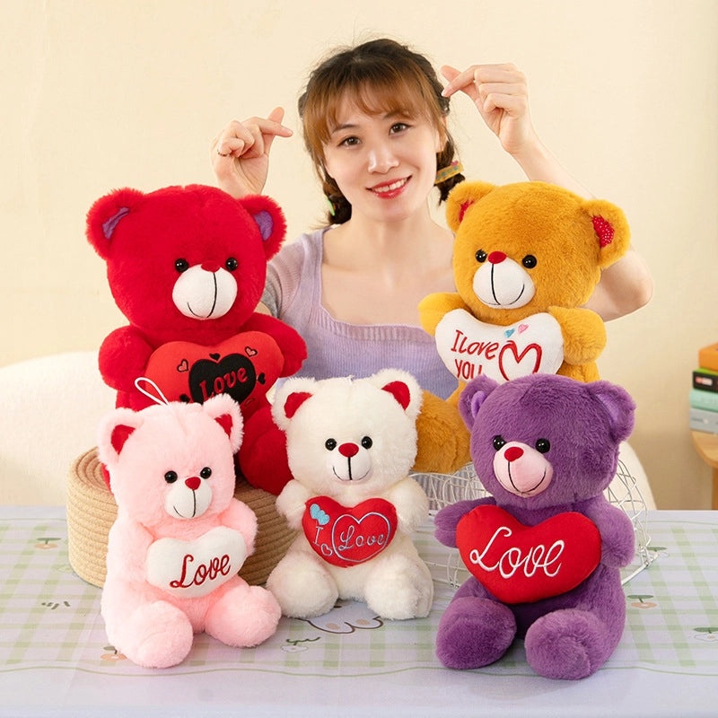 Cute Cartoon Love Bear Plush Doll Soft Rag Toy for Kids Gift|Toys & Games