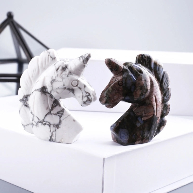 Elegant Minimalist Horse Gem Crystal Ornament for Home Decor|Home Decor Ornaments