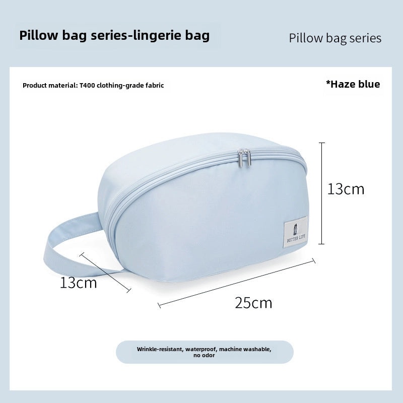 Travel Underwear Storage Bag Large Capacity Waterproof Zippered Portable Packing Organizer|Travel Accessories