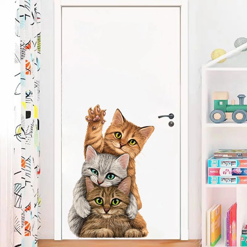 Adorable Cat PVC Wall Decals for Home Decor|Wall Stickers & Murals