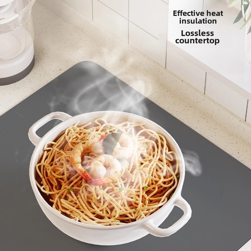 Cartoon Kitchen Table Diatom Mud Absorbent Mat Anti-Scald Insulation Wear-Resistant Draining Mat|Kitchen & Dining Accessories