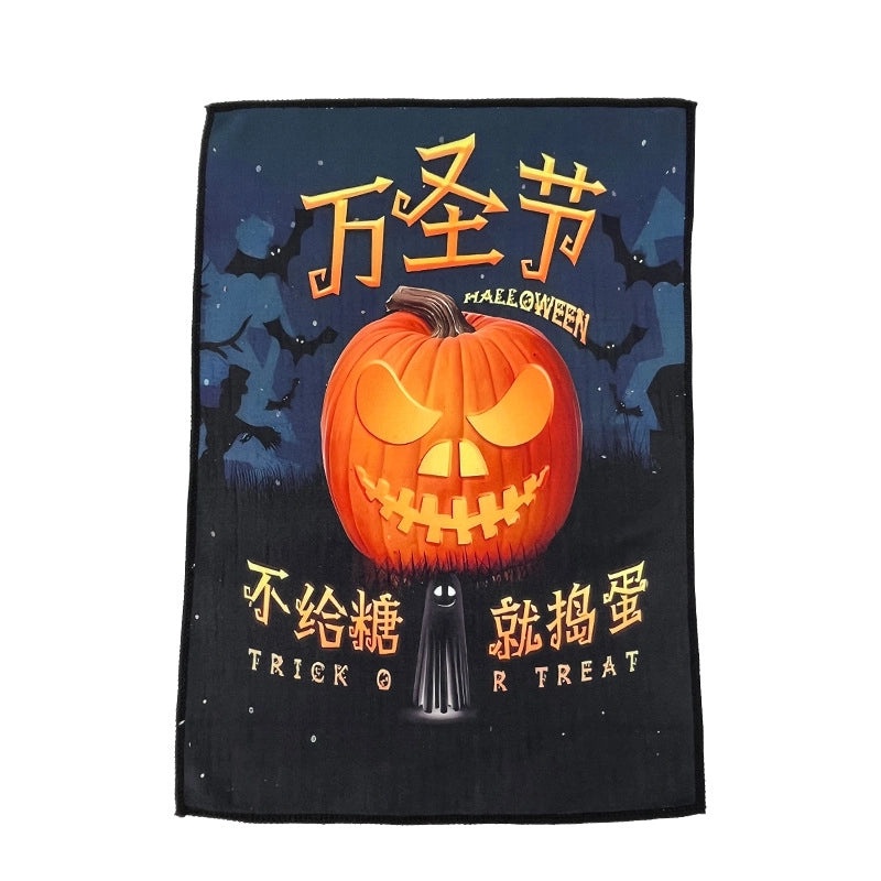 Christmas Casual Holiday Decor Santa Claus Christmas Tree Soft Microfiber Towel|Home & Living Decor