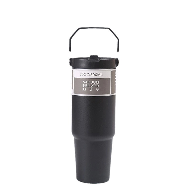 Solid Color 304/201 Stainless Steel Thermos Cup - Durable Casual Insulated Drinkware|Drinkware & Thermoses