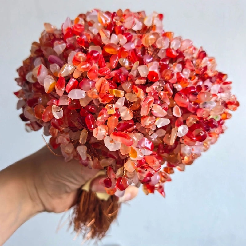 Irregular Rose Quartz Crystal Gravel Artificial Decorations Modern and Classic Style|Home Decor Accessories