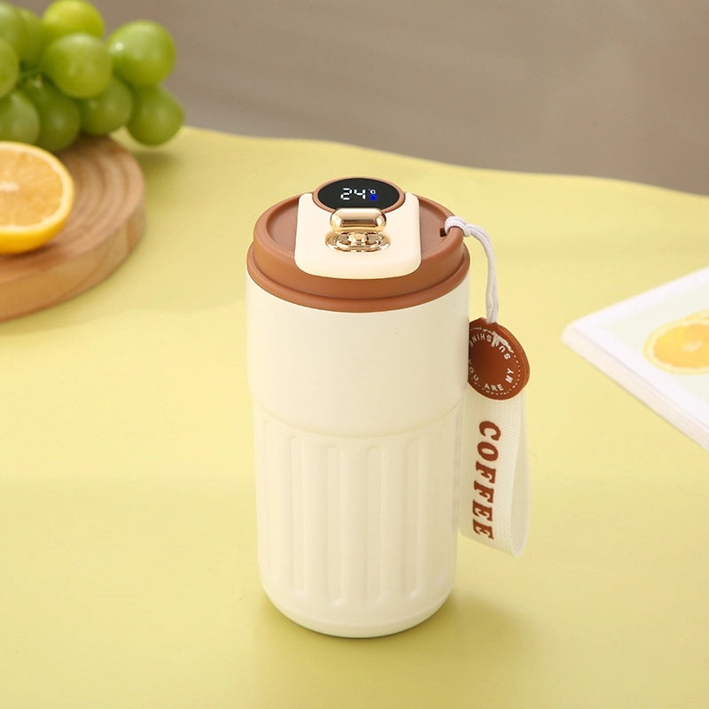 Smart Coffee Cup with Temperature Display | 316 Stainless Steel Thermos | Custom Logo Gift | High-Value Drinkware|Drinkware & Thermoses