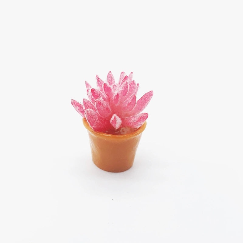 Miniature Dollhouse Accessories Artificial Succulent Plant Pot Micro Landscape Decoration|Dollhouse Miniatures & Accessories