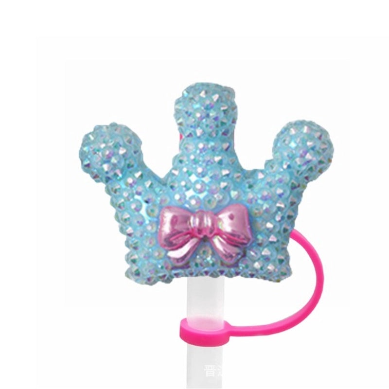 Pastoral Star Fruit Resin Straw Cap, Cute Casual Decorative Silica Gel Cover | Drinkware Accessories