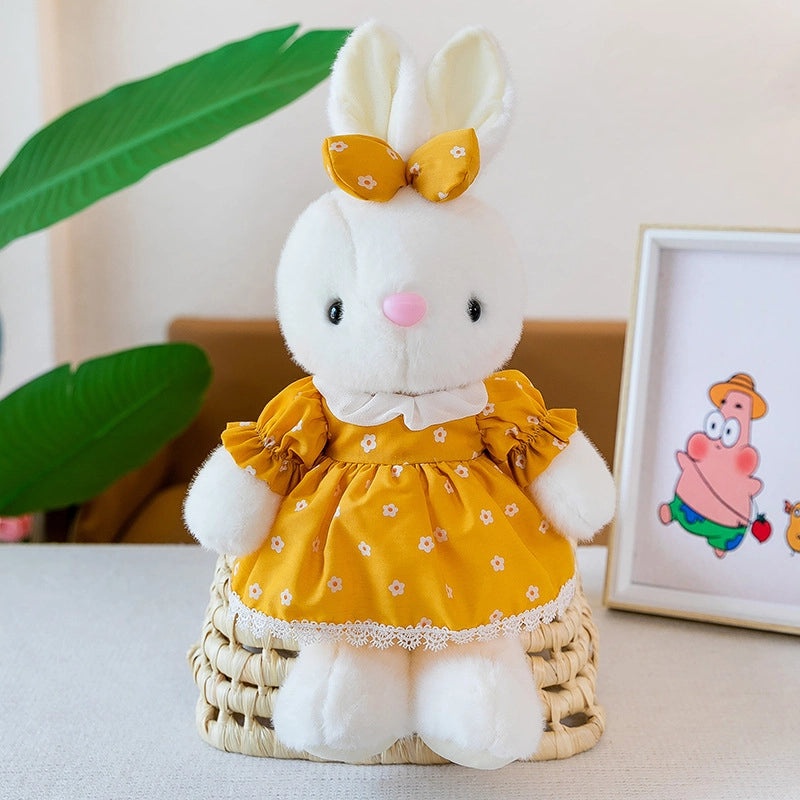 Cute Easter Bunny Plush Toy Stuffed Animal with Soft PP Cotton Filling|Easter Gifts & Plush Toys