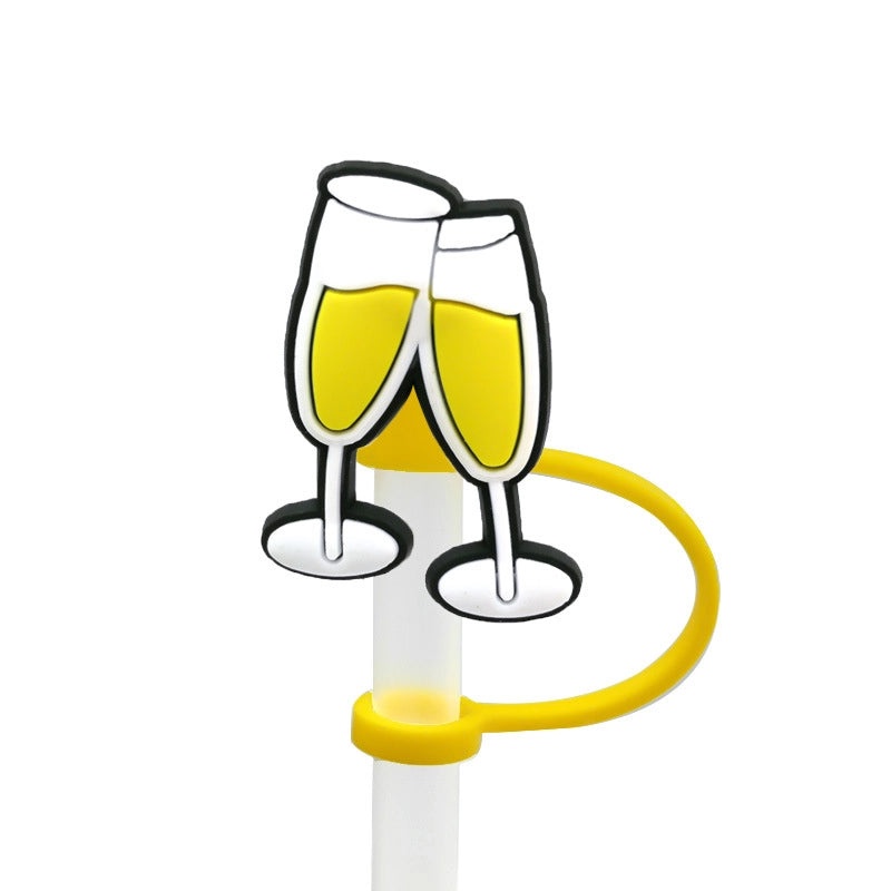 Cute Cartoon Silicone Straw Cap for Kids | Drinkware Accessories