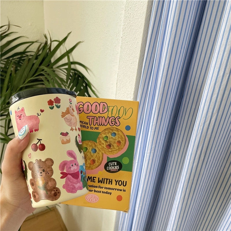 Cartoon Style 304 Stainless Steel Insulated Thermos Bottle 1 Piece|Drinkware & Thermos Cups