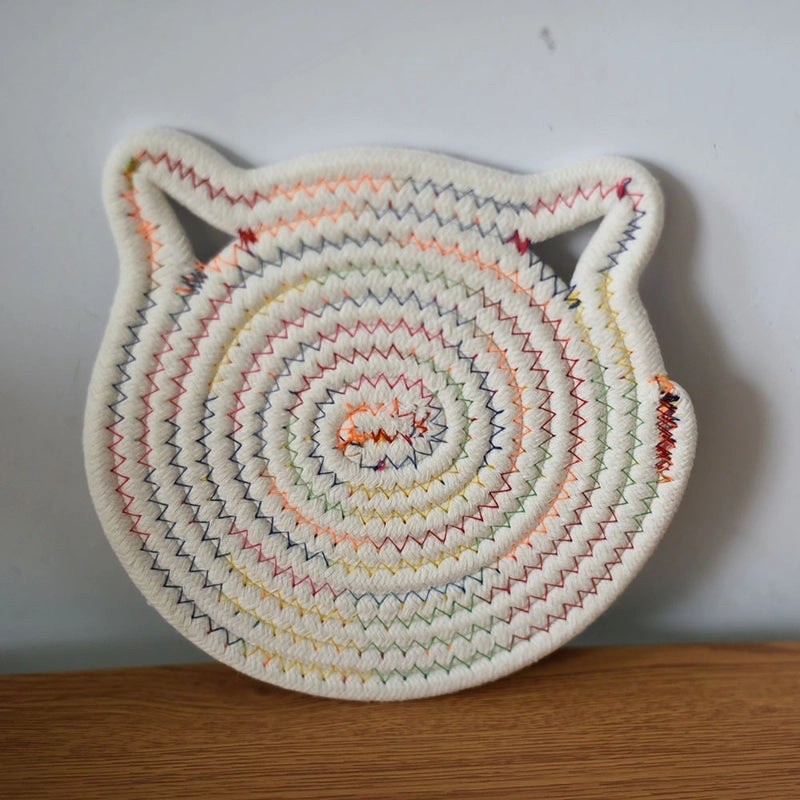 Cotton Rattan Placemat Single Piece for Casual Pastoral Dining|Home & Kitchen Tableware