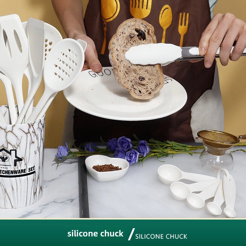 18-Piece Nordic Silicone Spatula Set Non-Stick High Temp Resistant Kitchen Utensils|Kitchenware