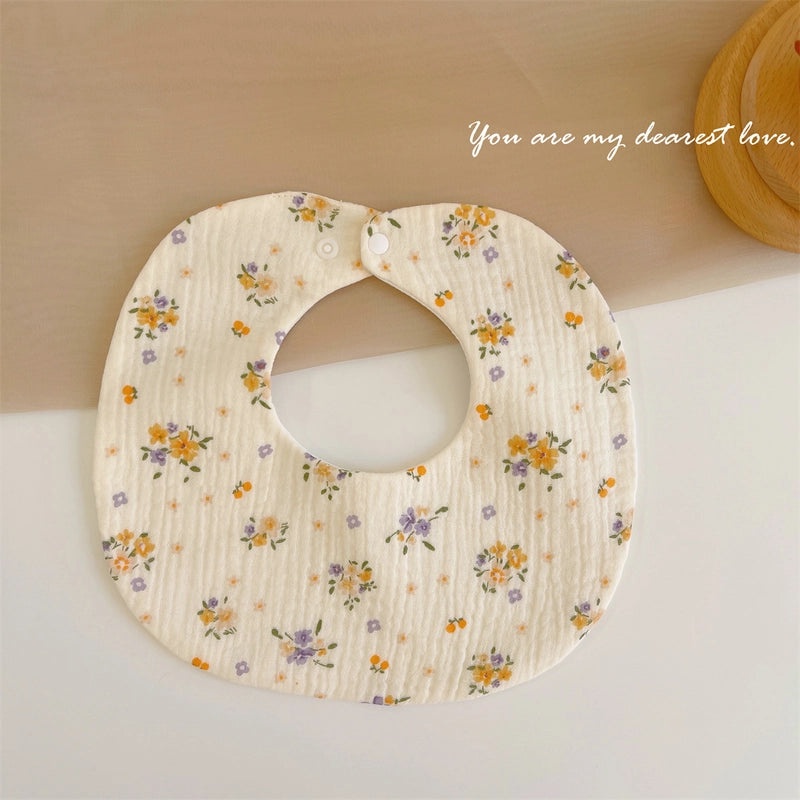 Baby Soft Cotton Gauze Newborn Bib Waterproof Absorbent Scarf for Autumn Winter|Baby & Kids Accessories