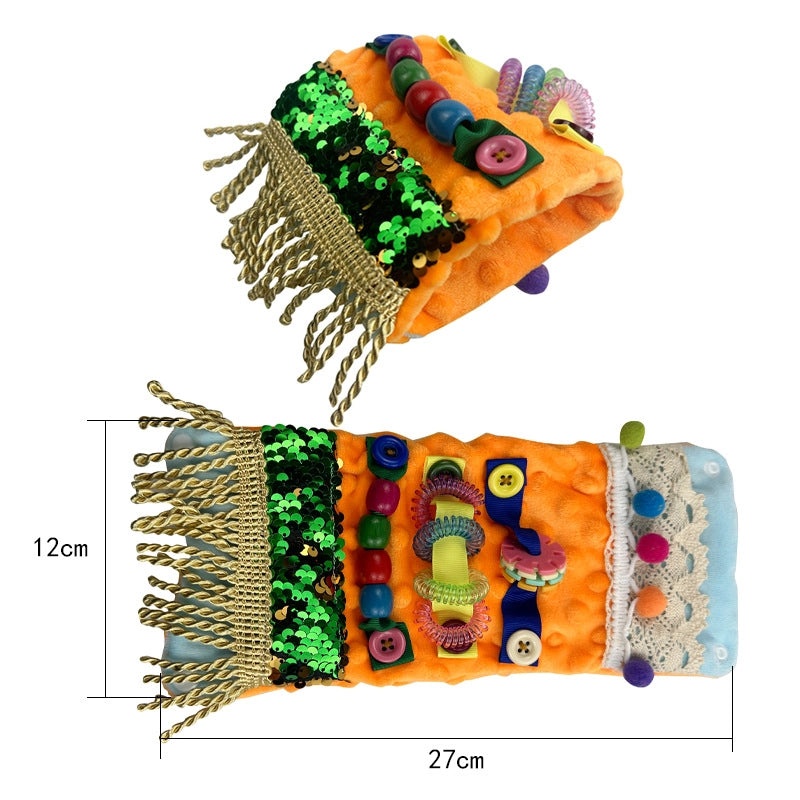 Colorful Plush Fidget Toys Soft Polyester Sensory Stress Relief | Toys & Games