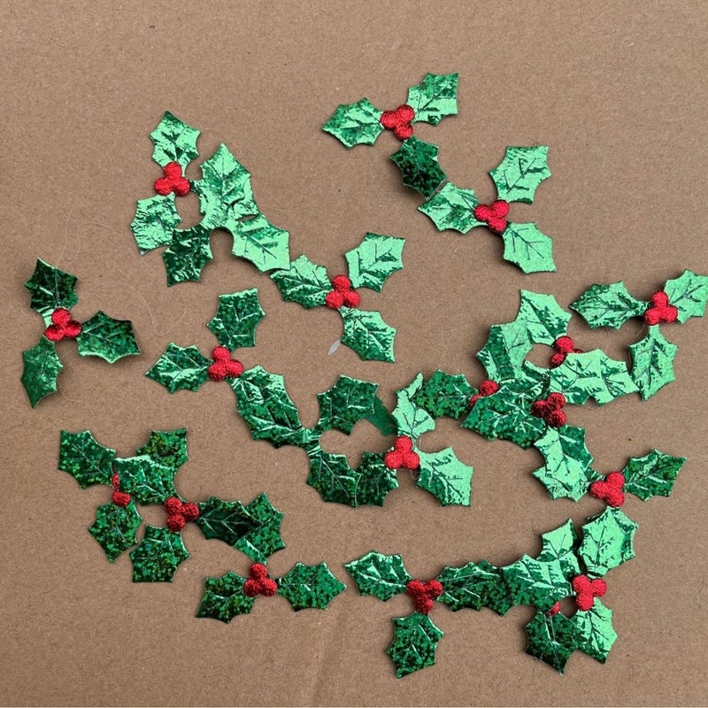 Christmas Green Leaf Hair Accessories DIY Handmade Floral Headdress Crafts Gifts | Jewelry & Accessories