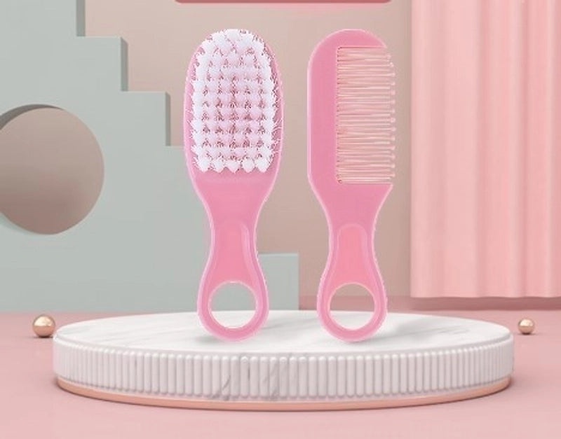 Simple Solid Color Plastic Baby Hair Comb | Baby Care Accessories