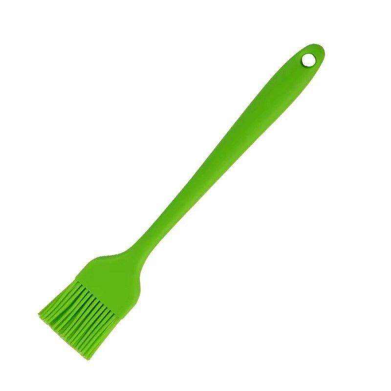 Silicone BBQ Oil Brush High Temp Resistant Integrated Scraper Baking Grill Brush | Kitchen & Dining Tools