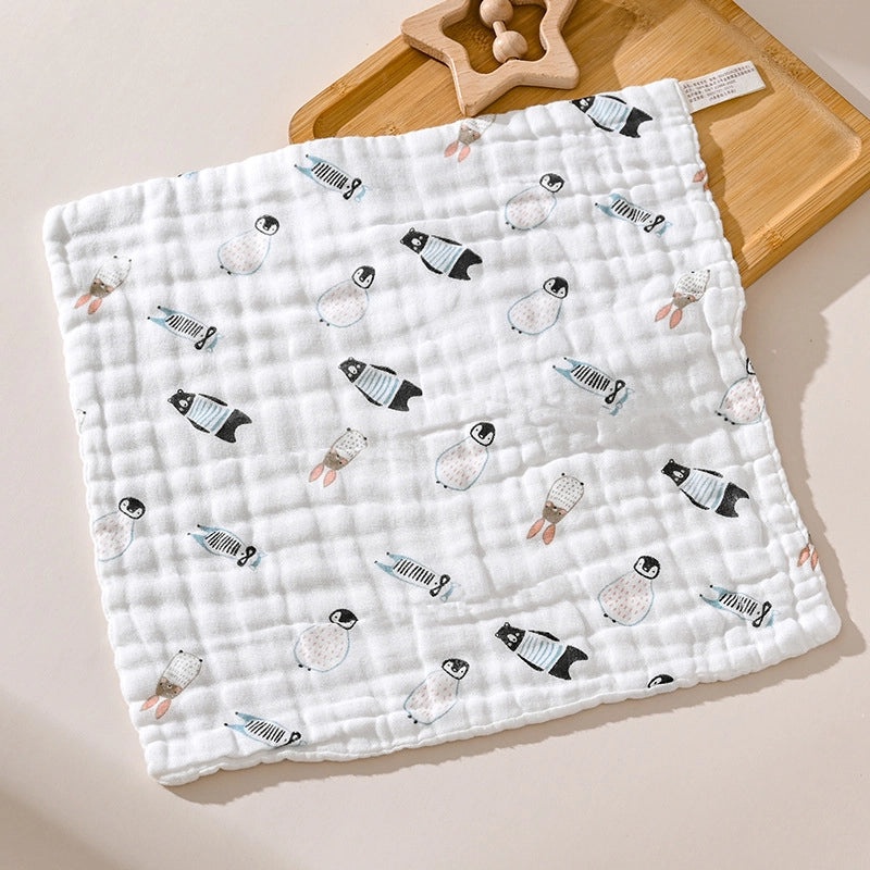 Adorable Cartoon Fruit and Fish Baby Burp Cloths Soft Infant Accessories|Baby Essentials