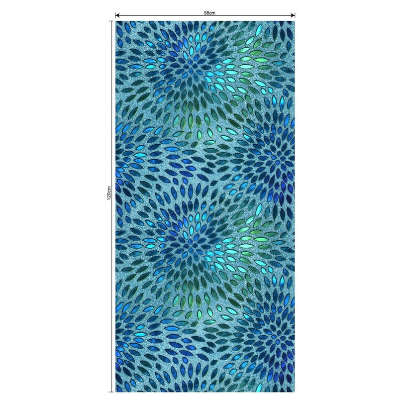 European Frosted Glass Window Film 58x120cm Electrostatic Privacy Sticker for Bathroom Toilet Renovation|Home Decor Accessories