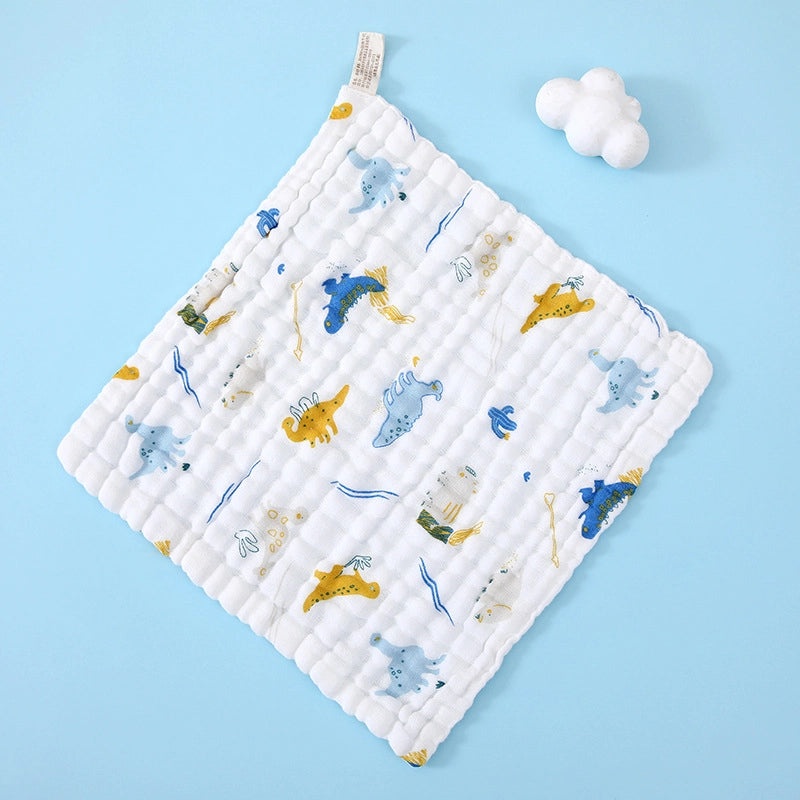 Adorable Cartoon Fruit and Fish Baby Burp Cloths Soft Infant Accessories|Baby Essentials