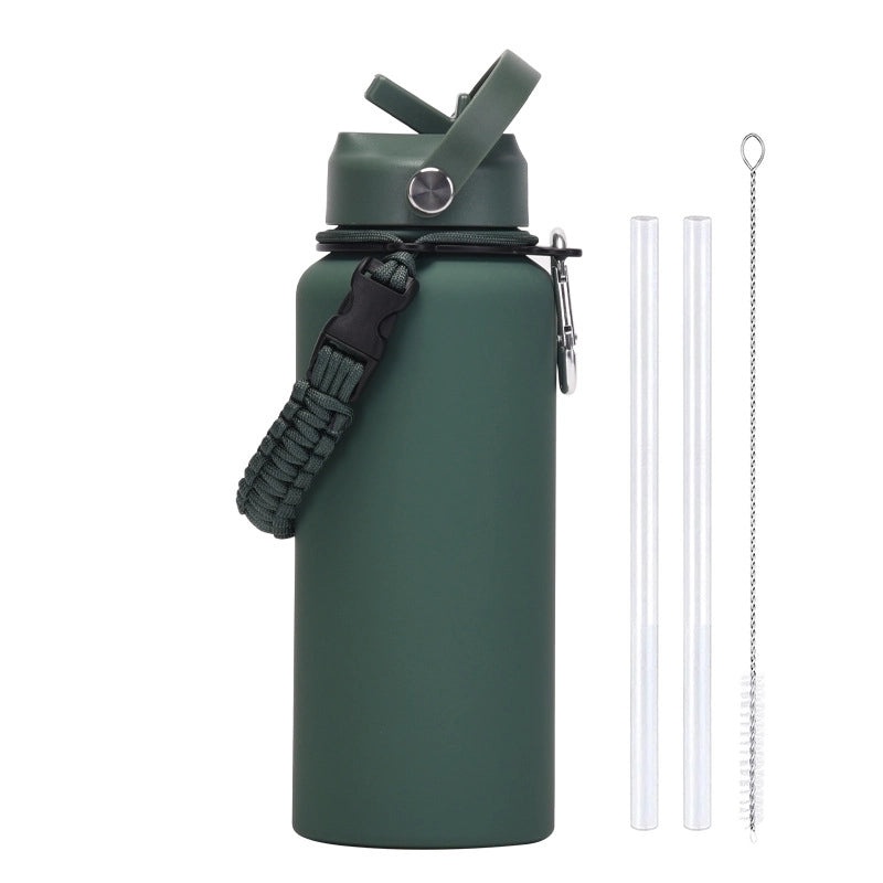 Stainless Steel Water Bottle Single Piece Casual Solid Color | Drinkware & Hydration
