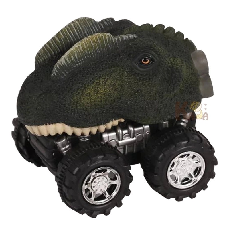 6 Pieces Mini Dinosaur Warrior Toy Cars for Kids Creative Plastic Model Set|Toys & Games