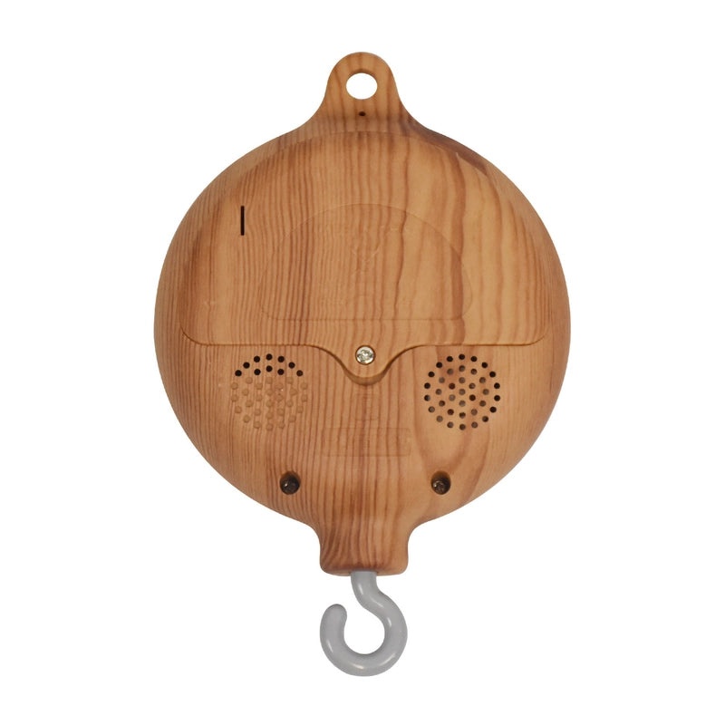 Hleeduo 35 Electric Wood Grain Baby Bed Bell Music Box | Baby Toys & Music Boxes
