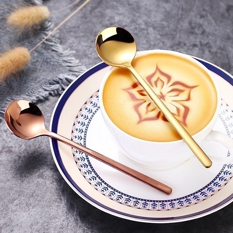 Elegant Solid Color Stainless Steel Spoon for Everyday Use|Kitchen & Dining Utensils