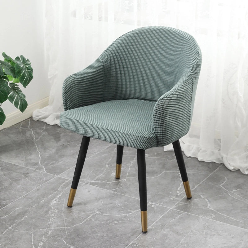 Modern Elastic Full Armrest Chair Cover, Curved Backrest Protector for Dining Table and Stool|Home & Living > Furniture Accessories